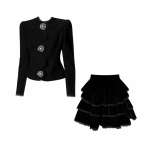 黑色法式气质时尚套装