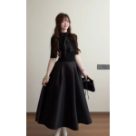 靜奢風氣質修身長洋套裝