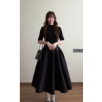 靜奢風氣質修身長洋套裝