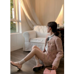 富家千金重工蕾絲刺繡小香風