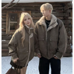 Maillard\'s winter couple collection features an American style with fur and fur in one